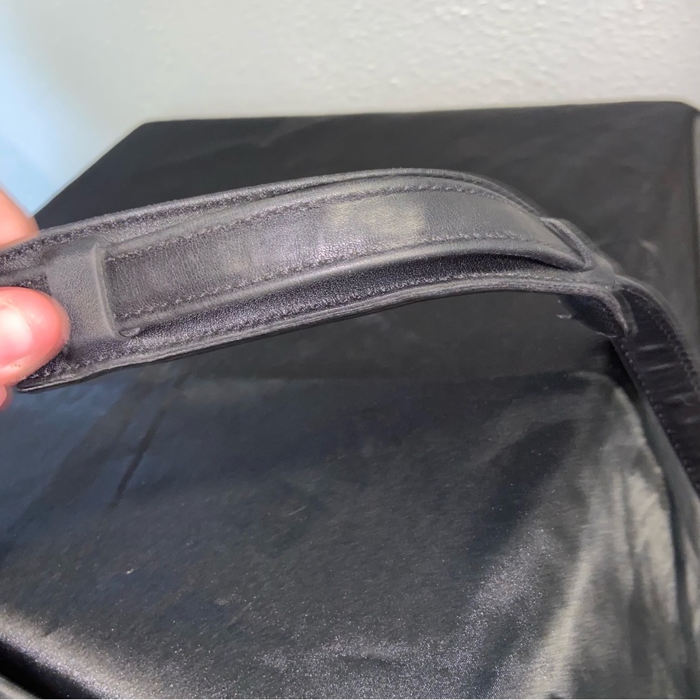 Coach Black Leather Shoulder Bag Style # A10-9213 - Picture 8 of 13